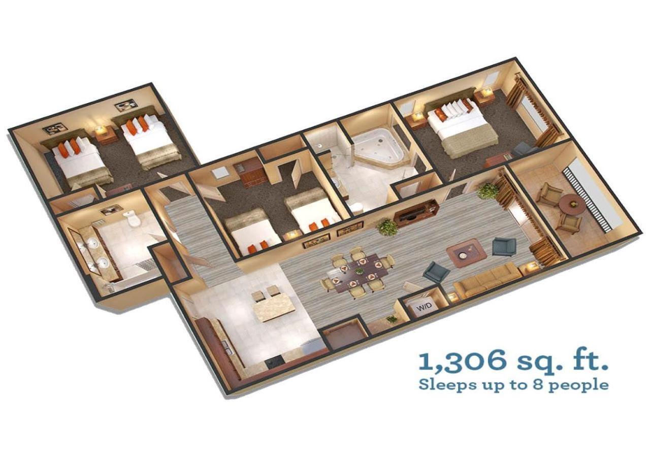 Resort Floridays Orlando Two & Three Bed Williamsburg